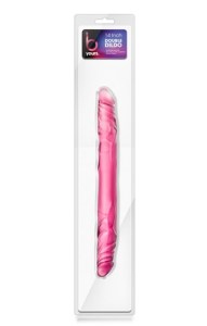 Silikonski dvostruki dildo u roze boji 330740-11